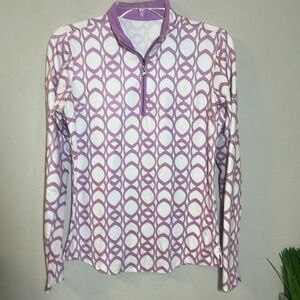 San Soleil Pullover 1/4 Zip Long Sleeve Golf Athletic Shirt